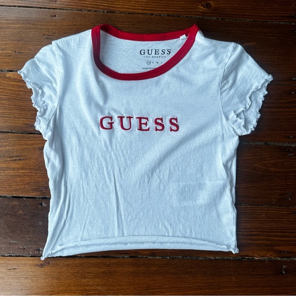 Guess Lettuce Edge Baby Tee - Picture 2 of 4